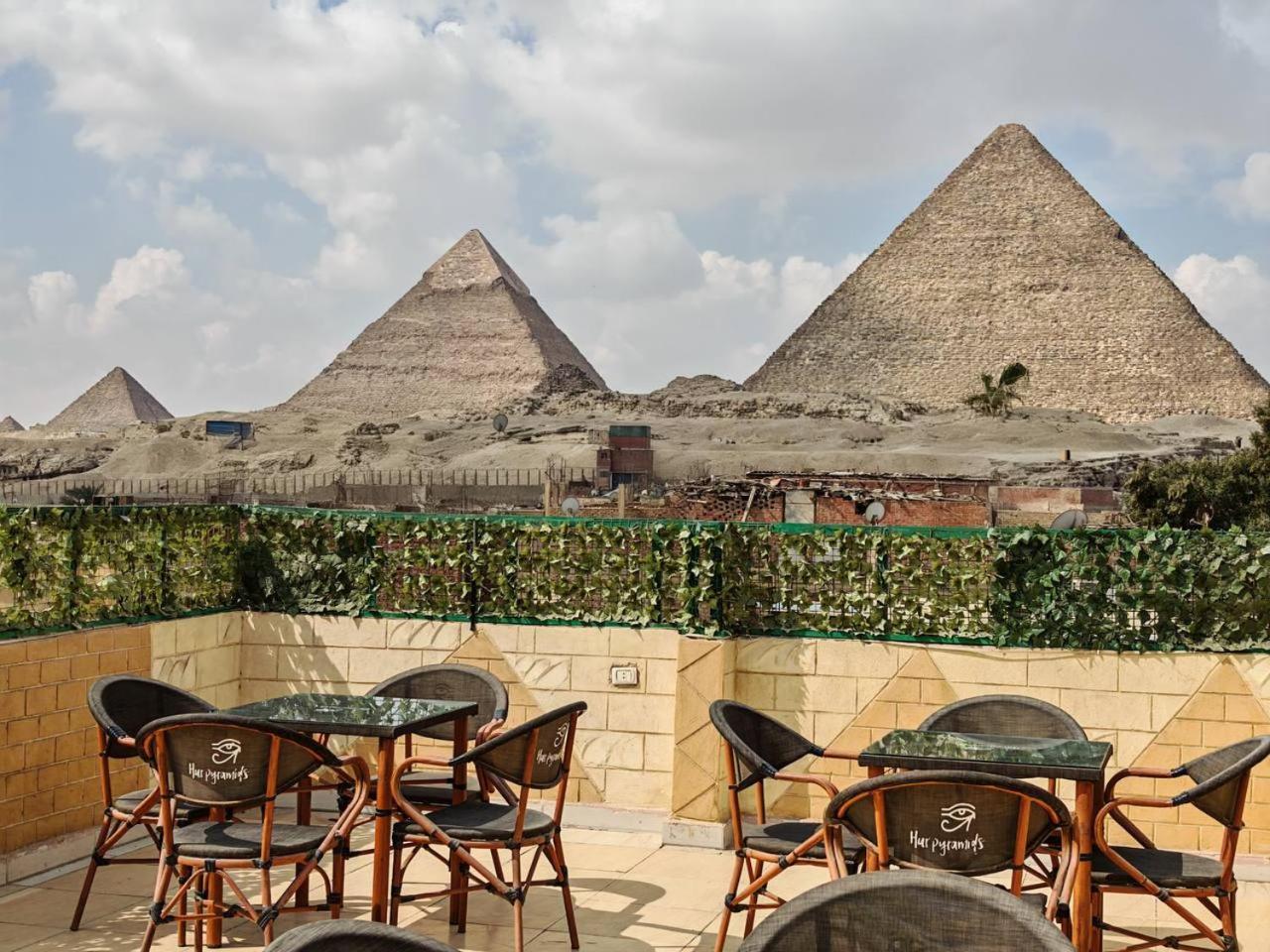 Hur Pyramids Inn Kafret el-Gabal Buitenkant foto